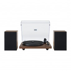 Система проигрывания пластинок с колонками. Crosley Radio C62